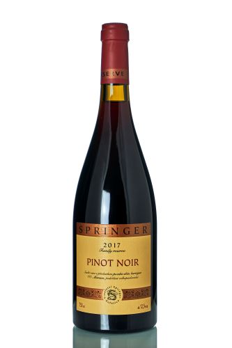 Springer Pavel Pinot Noir Family reservé 2023 mzv, barrique 0,75